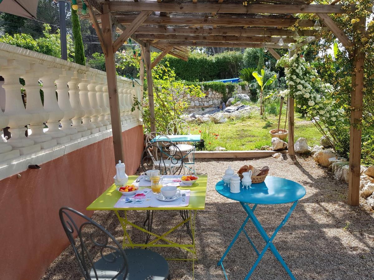 Mas D'Azur Bed and Breakfast Roquefort-les-Pins Εξωτερικό φωτογραφία